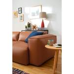 3-Sitzer Sofa HUDSON Echtleder Dub: Braun