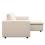 Ecksofa Brooklyn II Webstoff Webstoff Saia: Beige - Longchair davorstehend rechts