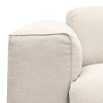 Ecksofa Hudson V Webstoff Webstoff Saia: Beige - Longchair davorstehend rechts