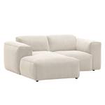 Hoekbank Hudson VII geweven stof Geweven stof Saia: Beige - Longchair vooraanzicht links