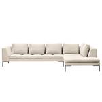 Ecksofa Madison I Webstoff Webstoff Saia: Beige - Breite: 319 cm - Ottomane davorstehend rechts