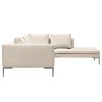 Ecksofa Madison I Webstoff Webstoff Saia: Beige - Breite: 319 cm - Ottomane davorstehend rechts