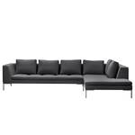 Ecksofa Madison I Webstoff Webstoff Anda II: Grau - Breite: 319 cm - Ottomane davorstehend rechts