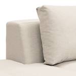 Ecksofa Madison I Webstoff Webstoff Saia: Beige - Breite: 255 cm - Ottomane davorstehend links