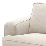 Ecksofa Navona Webstoff Webstoff Saia: Beige - Longchair davorstehend links - Braun