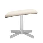 Gestoffeerde hocker HOUSTON Geweven stof Saia: Beige