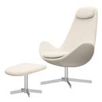 Sessel Houston I Webstoff Webstoff Saia: Beige - Chrom