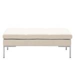 Gestoffeerde hocker Madison geweven stof Geweven stof Saia: Beige