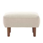 Polsterhocker Navona Webstoff Webstoff Saia: Beige - Braun