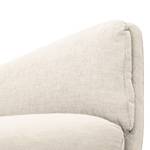 Fauteuil Garbo VI Geweven stof Saia: Beige - Chroomkleurig glanzend