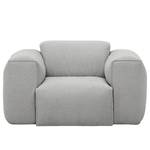 Fauteuil Hudson Tissu Tissu Saia: Gris clair