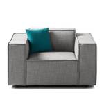 Fauteuil KINX Tissu Milan : Gris clair