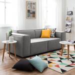 2-Sitzer Sofa KINX Webstoff - Webstoff Milan: Hellgrau - Keine Funktion