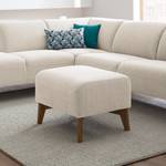 Gestoffeerde hocker Bora II geweven stof Geweven stof Saia: Beige