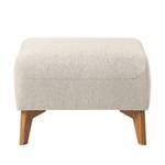 Gestoffeerde hocker Bora II geweven stof Geweven stof Saia: Beige