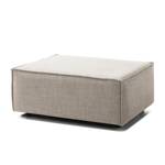 Polsterhocker KINX rechteckig Webstoff Milan: Beige