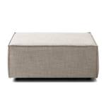 Polsterhocker KINX rechteckig Webstoff Milan: Beige