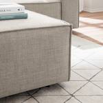 Polsterhocker KINX rechteckig Webstoff Milan: Beige