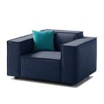 Fauteuil KINX Tissu Milan : Bleu foncé