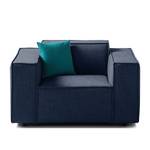 Fauteuil KINX Tissu Milan : Bleu foncé