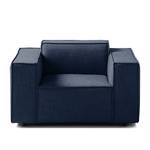 Fauteuil KINX Tissu Milan : Bleu foncé