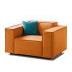 Fauteuil KINX Tissu Milan : Marron rouille