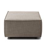 Repose-pieds KINX rectangulaire Tissu Milan : Gris-Marron