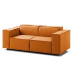 2-Sitzer Sofa KINX Webstoff - Webstoff Milan: Rostbraun - Keine Funktion