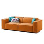 2,5-Sitzer Sofa KINX Webstoff - Webstoff Milan: Rostbraun - Keine Funktion