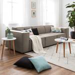 3-Sitzer Sofa KINX Webstoff Milan: Grau-Braun