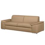 3-Sitzer Sofa Termon - Bodennah Echtleder Roda: Beige