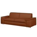 3-Sitzer Sofa Termon - Bodennah Echtleder Roda: Braun