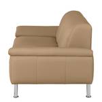 3-Sitzer Sofa Termon - Bodenfrei Echtleder Roda: Beige