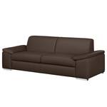 3-Sitzer Sofa Termon - Bodennah Echtleder Maer: Dunkelbraun