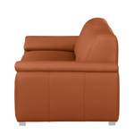 2-Sitzer Sofa Termon - Bodennah Echtleder Maer: Cognac