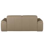 2-Sitzer Sofa Termon - Bodennah Echtleder Maer: Taupe