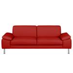 3-Sitzer Sofa Termon - Bodenfrei Echtleder - Echtleder Maer: Rot