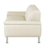 3-Sitzer Sofa Termon - Bodenfrei Echtleder Maer: Creme