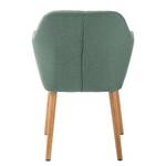 Sedia con braccioli TILANDA Tessuto Cors: grigio menta - 1 sedia