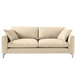 Sofa Mailín (3-Sitzer) Webstoff Creme