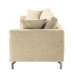 Sofa Mailín (3-Sitzer) Webstoff Creme