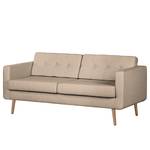 Sofa Croom I (3-Sitzer) Webstoff - Webstoff Polia: Cappuccino