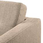 Fauteuil Croom Tissu - Tissu Polia: Cappuccino - Sans repose-pieds