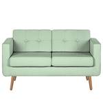 Sofa Croom I (2-Sitzer) Webstoff - Webstoff Polia: Mintgrau