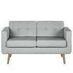 Sofa Croom I (2-Sitzer) Webstoff - Webstoff Polia: Platin