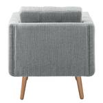 Sessel Croom Webstoff - Webstoff Polia: Platin - Ohne Hocker