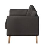 Sofa Croom I (3-Sitzer) Webstoff - Webstoff Polia: Dunkelgrau