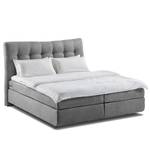 Lit boxspring Maum II Tissu - Gris clair