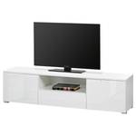 Meuble TV Larado Blanc brillant / Blanc