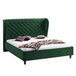 Gestoffeerd bed Monroe fluweel Antiek groen - 180 x 200cm